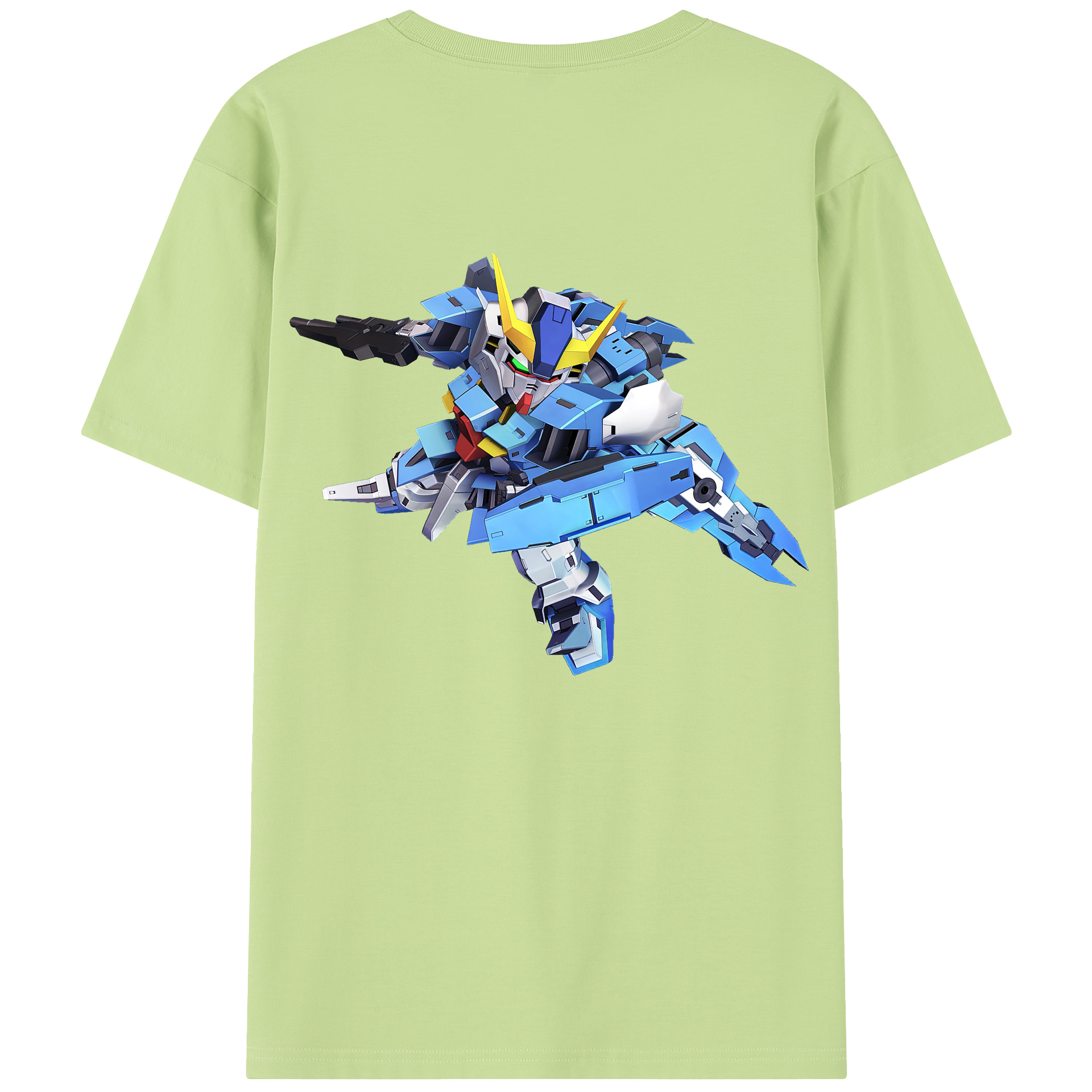 （画像用） 機動戦士ガンダム Mobile Suit Gundam 綿100％半袖Tシャツ（背面プリント）